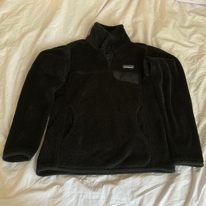 Women’s Patagonia Re-Tool Snap-T Pullover | Black | Size XS